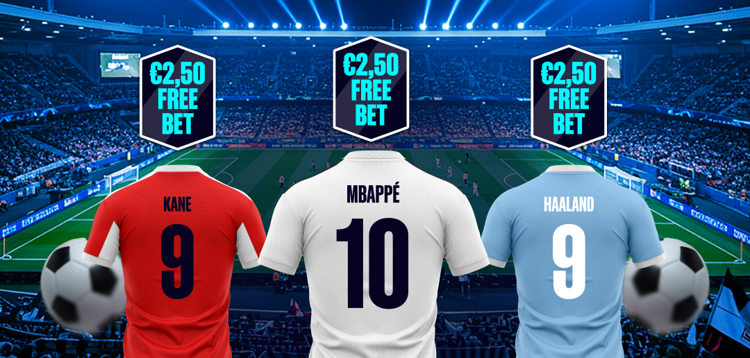 Kies jouw topscorer en pak tot €25 in Free Bets 