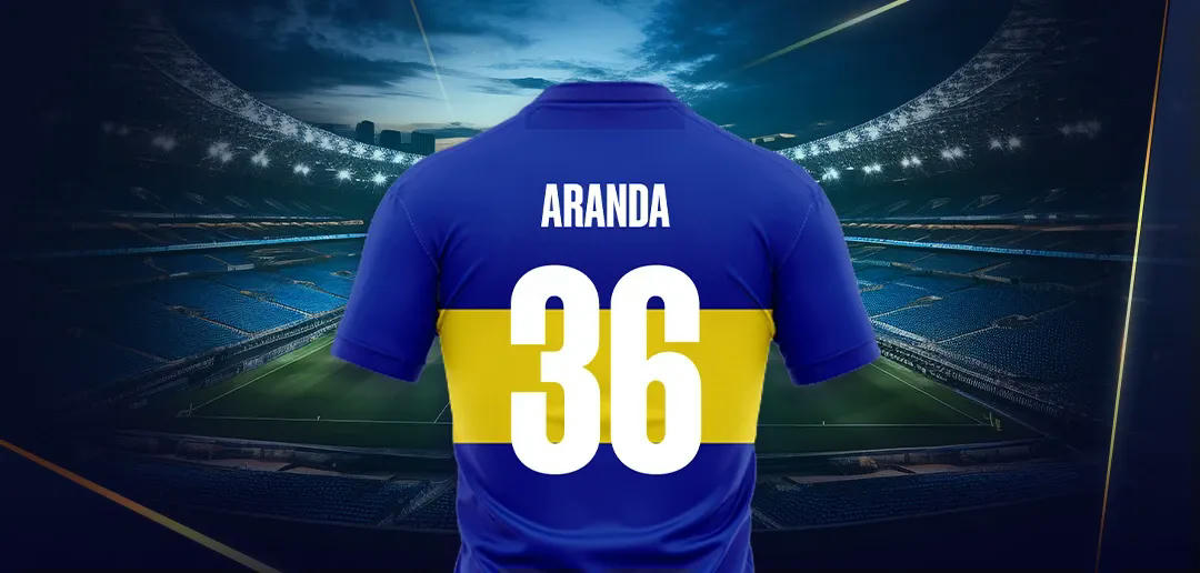 Aranda is een talentvolle voetballer van Boca Juniors