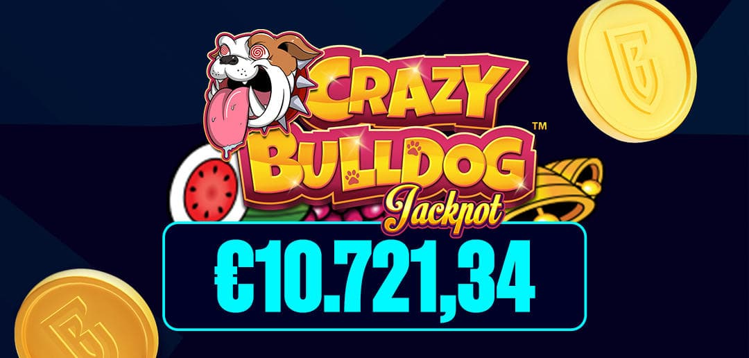 Big Win: €10.721,34 op de Crazy Bulldog Jackpot