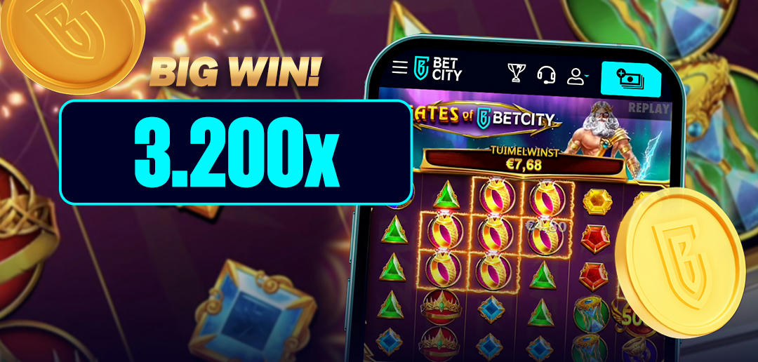 Big Win: 3.200x de inzet op Gates of BetCity