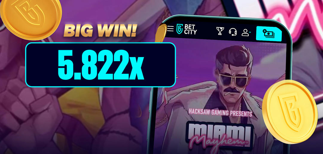 Big Win: 5.822x de inzet op Miami Mayhem