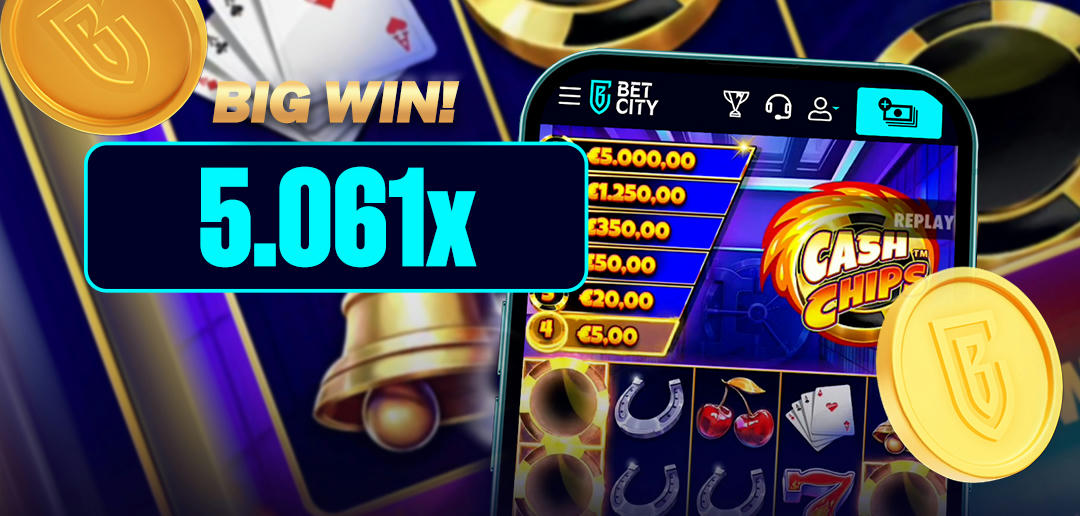 Big Win: 5.061x de inzet op Cash Chips