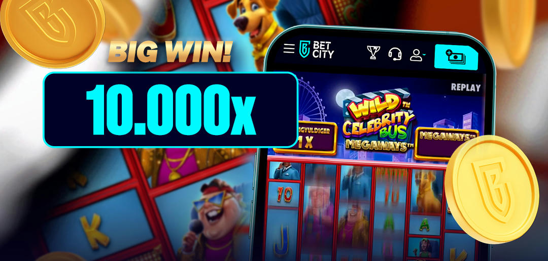 Big Win: 10.000x de inzet op Wild Celebrity Bus Megaways