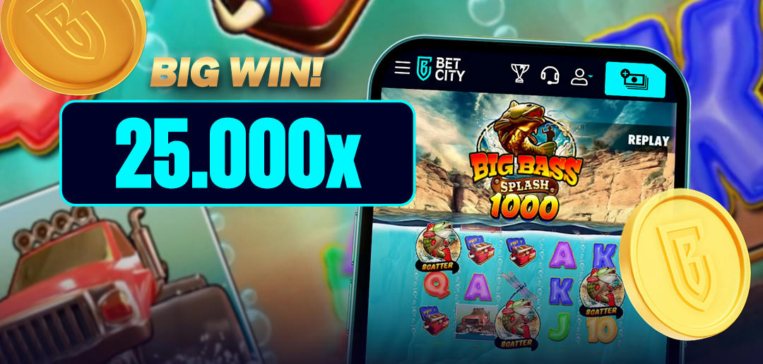 Big Win: 25.000x de inzet op Big Bass Splash 1000