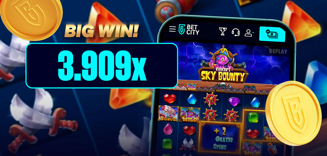Big Win: 3.909x de inzet op Sky Bounty