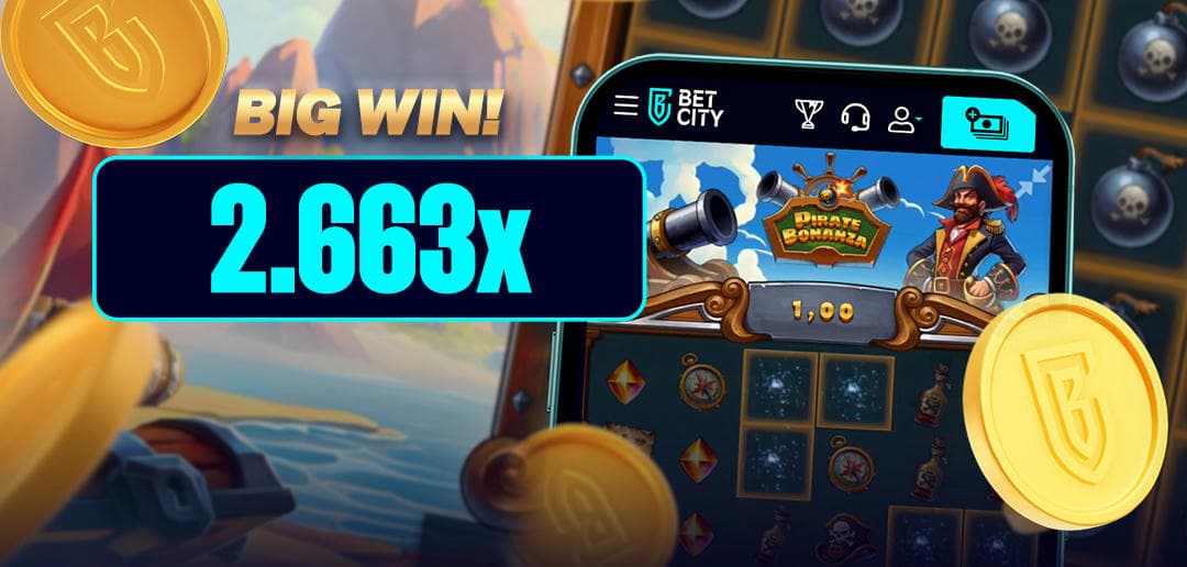 Big Win: 2.663x de inzet op Pirate Bonanza 