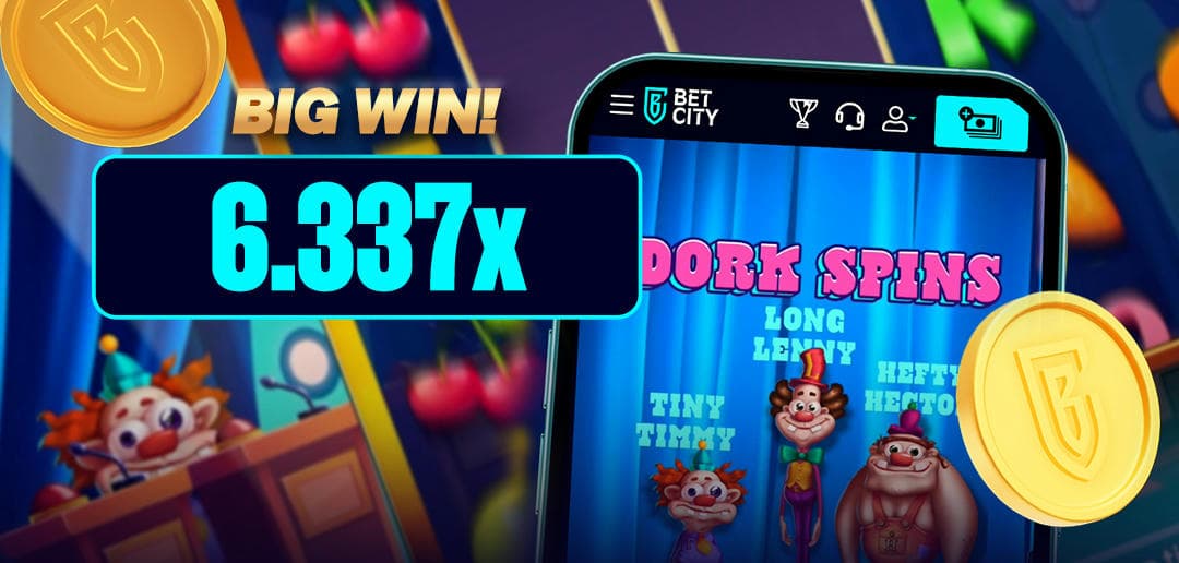 Big Win: 6.337x de inzet op Dork Unit