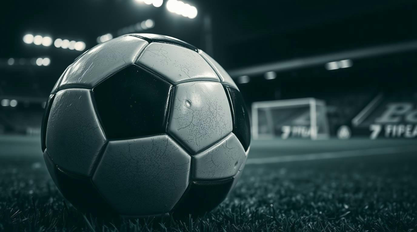 Voetbal zwart wit