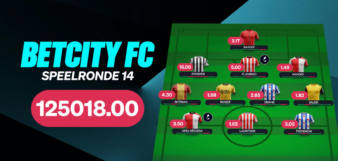BetCity FC: speelronde 14 ->