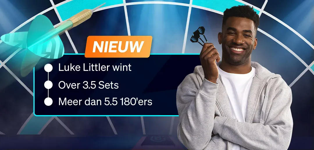 Nieuw bij BetCity: Darts Bet Builders